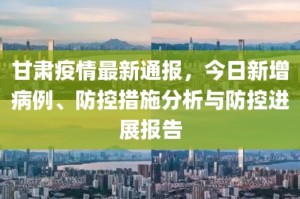 甘肃疫情最新情况，今日新增病例及防控措施分析