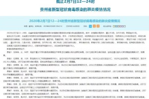 贵州疫情最新情况实时动态，防控成效显著，经济复苏稳步前行