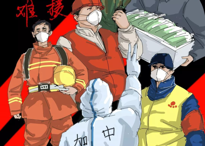 抗疫英雄漫画，致敬疫情期间的无名英雄